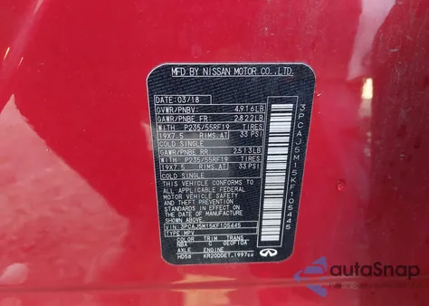 2019 Infiniti Qx50 Essential из США, поврежденный, VIN 3PCAJ5M15KF105445